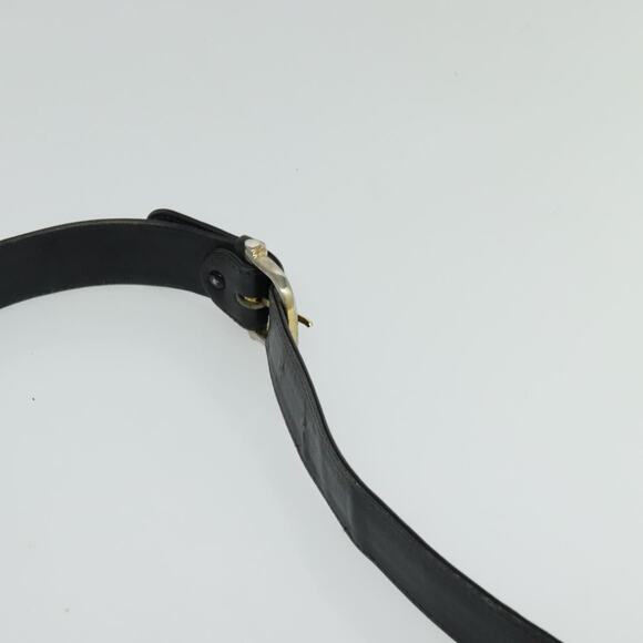 CELINE C Sulky Shoulder Bag Canvas Navy Gold - Picture 8 of 13